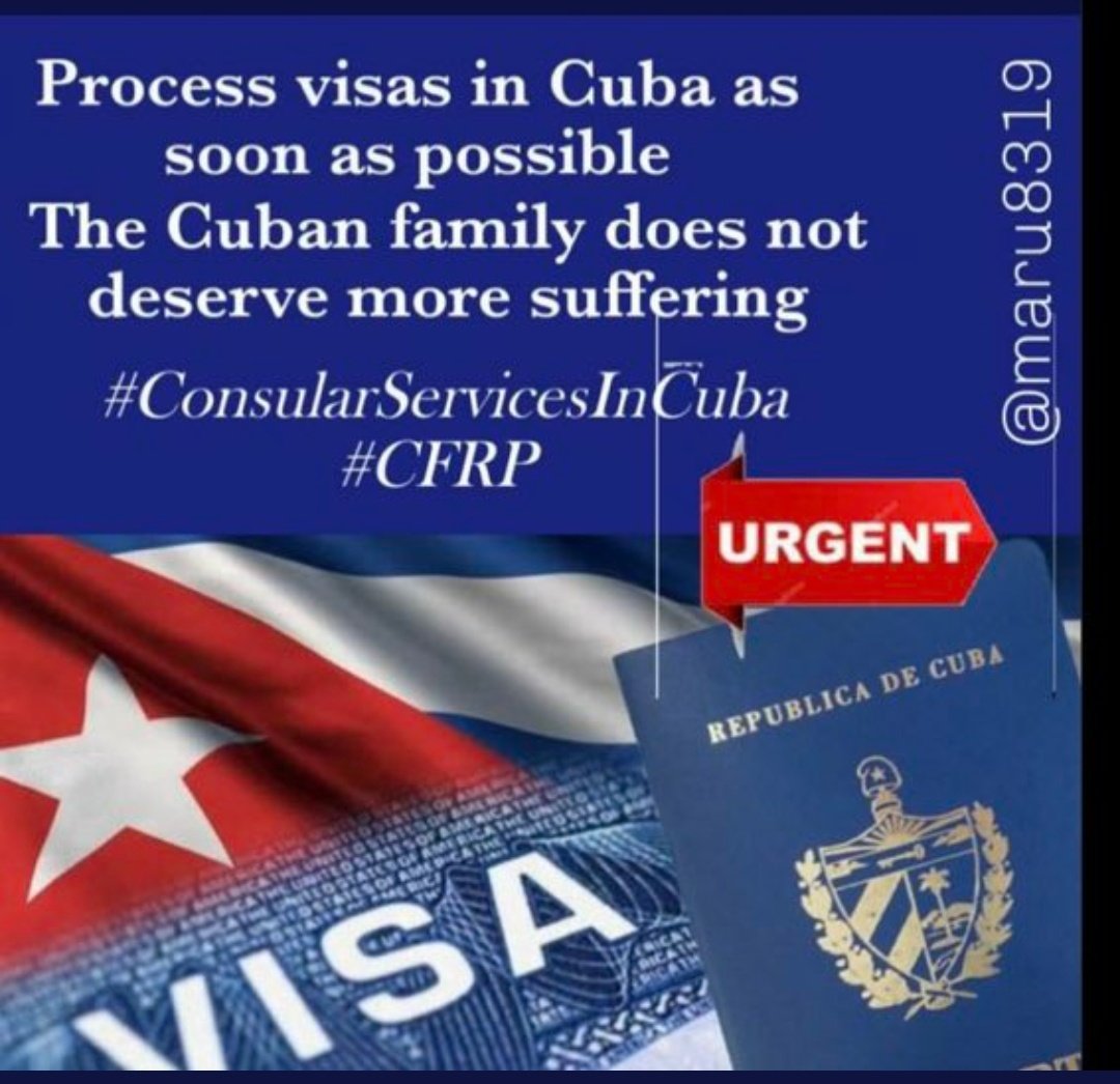 We need a date 
#DATECFRP #ConsularServicesInCuba #CFRP #NoMoreGuyana #ConsularServicesInCubaAllCategories <a href="/WHAAsstSecty/">Bureau of Western Hemisphere Affairs</a> <a href="/POTUS/">President Donald J. Trump</a> <a href="/Cartajuanero/">Juan S. Gonzalez</a> <a href="/USEmbCuba/">Embajada de los Estados Unidos en Cuba</a> <a href="/USCIS/">USCIS</a> <a href="/SecMayorkas/">ARCHIVED: Secretary Alejandro Mayorkas</a> <a href="/SecBlinken/">Secretary Antony Blinken</a> <a href="/StateDept/">Department of State</a>