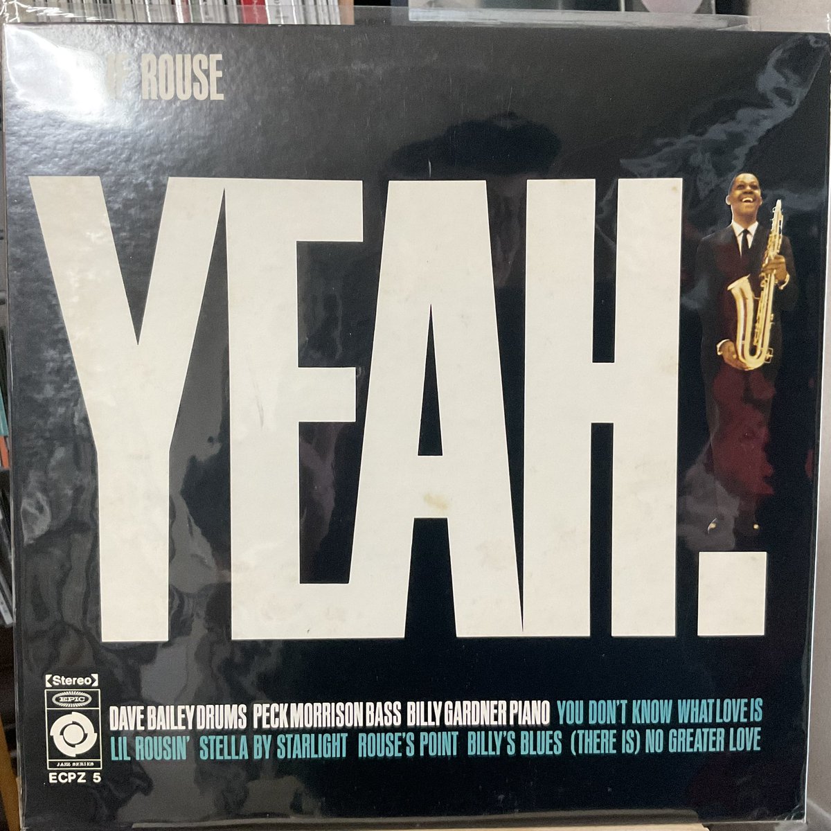 BeginnerJazz's tweet photo. 本日4枚目のレコードは
チャーリー・ラウズ〔Yeah!〕
#CharlieRouse
#BillyGardner
#PeckMorrison
#DaveBailey
#Yeah! https://t.co/SZ3N8NPWvJ