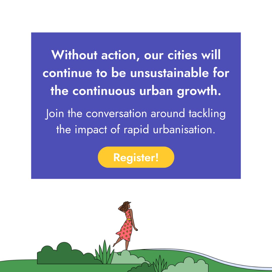 Urbanization is set to continue all around the world — from 56% of the world’s population living in cities today, to 60% by 2030 🏙️

#WUF11 will focus on addressing the challenges faced globally by urbanization to create resilient cities.

Register here: unevents.org/Home/Register
