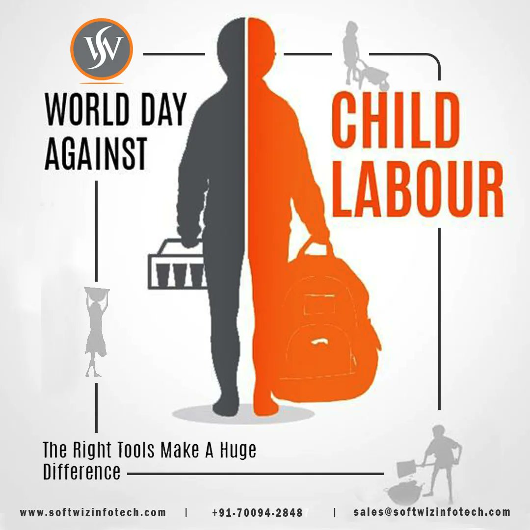softwizinfotech's tweet photo. The most precious thing that you can gift a child is his childhood. Hand them books and not responsibilities because this childhood is never going to come back. Let us stand together on this
#WorldDayAgainstChildLabor
#EndChildLabour #raiseyourhandsforkids #stopchildlabour https://t.co/dzAo4k1tEg