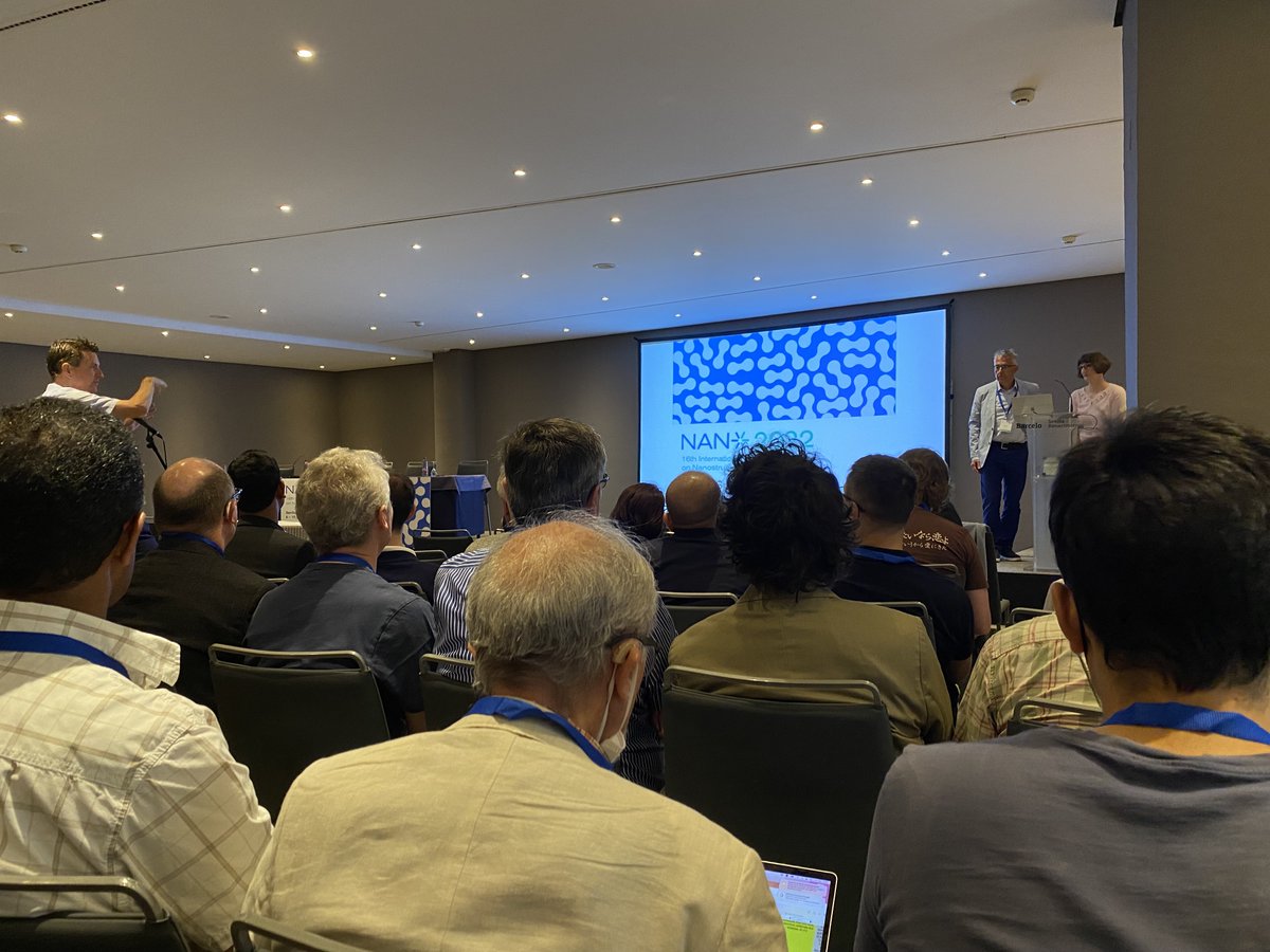 This week I gave an invited talk about our latest research "CRISPR-powered biosensing" at the "Nanobiosensors based on Nanomaterials" symposia within the #Nano2022 conference in Seville🤩

#CRISPR #biosensors #SARSCoV2 #electrochemistry #pointofcare #diagnostics