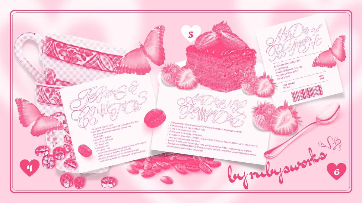 Got backlogs? Ease your tasks with Ruby's (<a href="/archivesbyruby/">RUBY, RPm | research thesis psychology acad comms</a> &amp; @rubysworks) help. 

୭ Student-friendly writing/academic help
୭ Feedback, vouch &amp; FAQs in this thread/link below
୭ Masterlist &amp; backup link in bio. 

#commstwt (sheet by @reecrafts)!