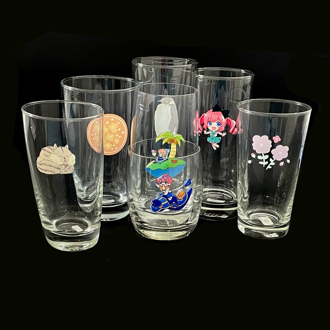 綺麗なグラスのtwitterイラスト検索結果