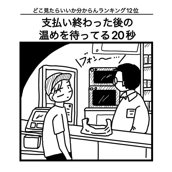 どこ見たらいいか分からんランキング12位です 