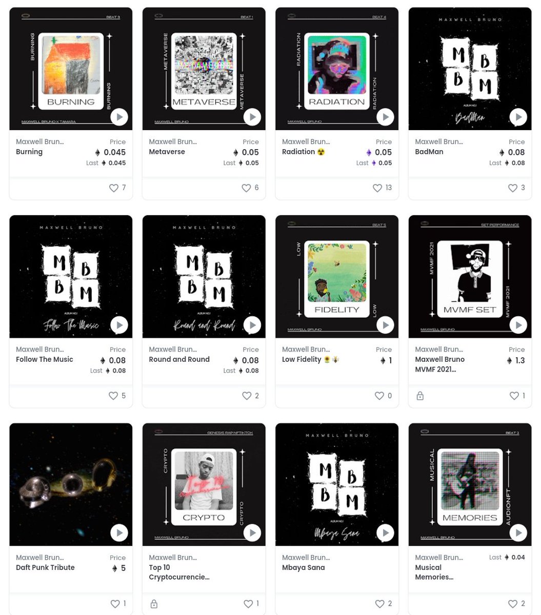maxwellbrunoNFT's tweet photo. These is the OG #MusicFanTokens collection by Maxwell Bruno Music

https://t.co/qPsiiLdzTp

More OG than your Solana &amp; Polygon wallets combined #MusicFanToken https://t.co/Wo7g8Ouor9