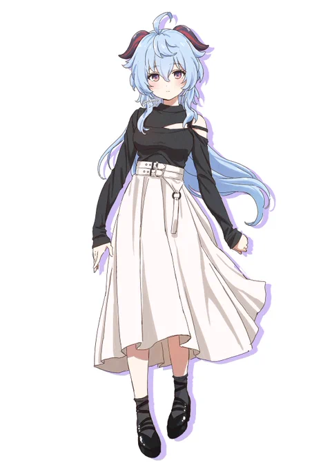 甘雨・妄想私服絵
 #原神 #GenshinImpact 