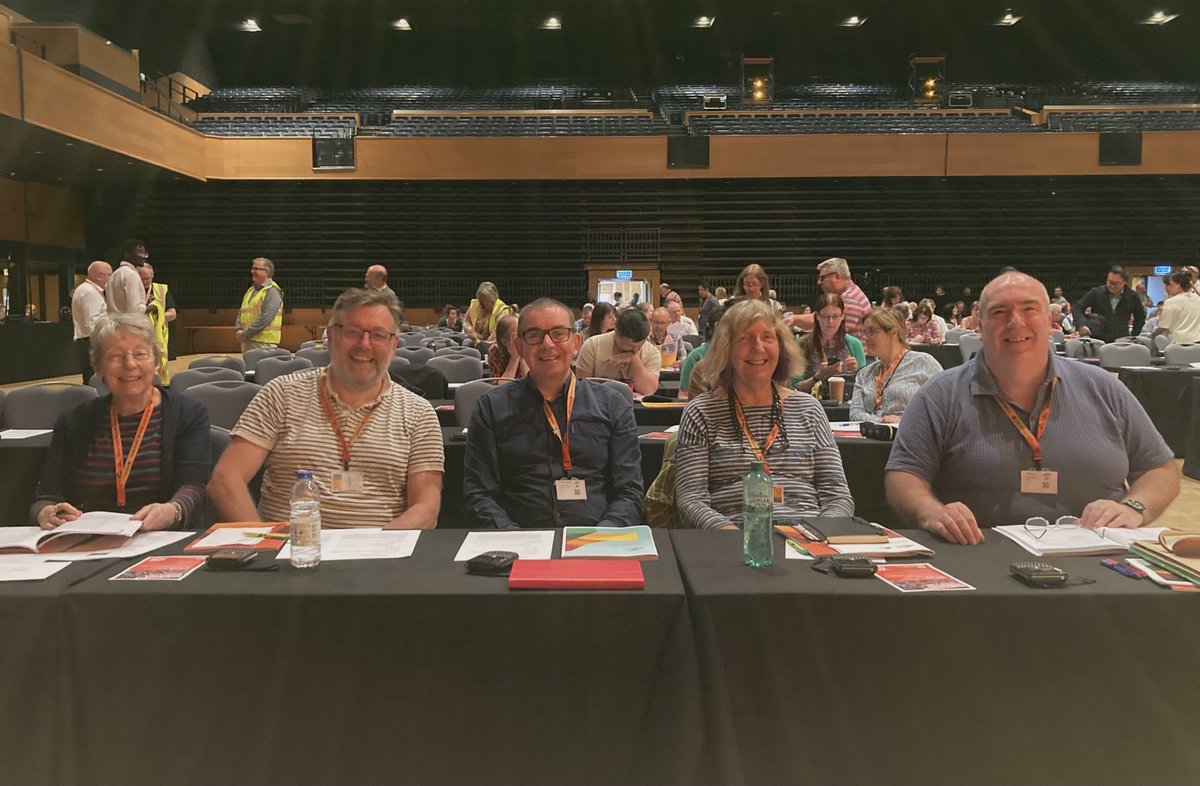 ⁦<a href="/ProspectECSG/">Prospect Education Professionals</a>⁩ Education and Childrens Service delegates at Biennial National Conference 2022. Thrilled and delighted to be in the front row to hear, deliberate and vote upon Rules and Policy motions which will shape the work of our union over the next two years.