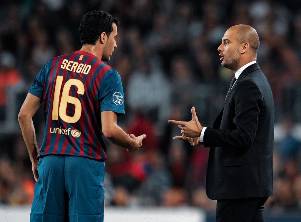 Finally, a player did arrive who was the literal clone of Guardiola. An exact of exacts. Sergio Busquets. Busquets could protect the defense, and ironically, different than Xavi, Iniesta, and Fabregas, he played in a more advanced role in his younger days.