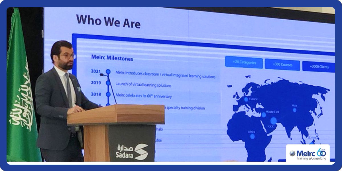 Meirc's tweet photo. Meirc is pleased to partner with SADARA in delivering the Foundation Leadership Track (FLT) program. A customized learning solution consisting of 3 pillars: training, coaching and assessments.
#business #collaboration #success #leadership #sadara #meirc https://t.co/ZPYrtbCheQ