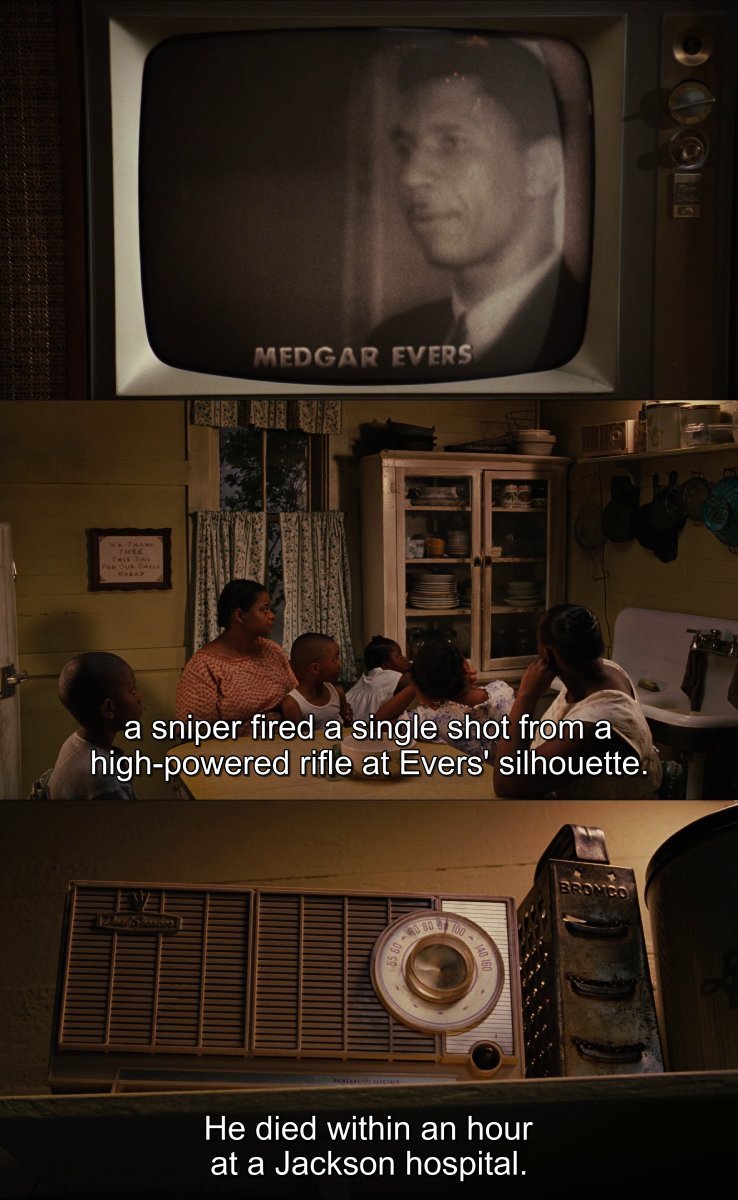 Jun 12th 1963 -  American civil rights activist, #MedgarEvers, was murdered. Depicted in #TheHelp and #GhostsOfMississippi