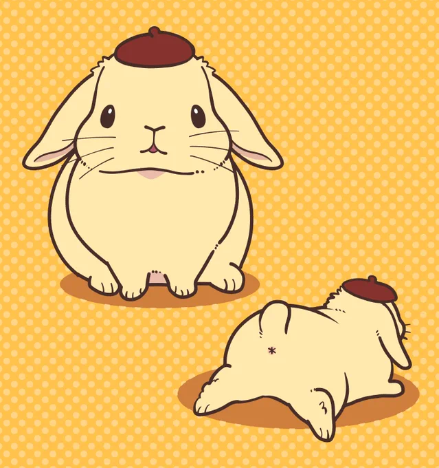 ポムポムプリンっぽいうさぎさん 
