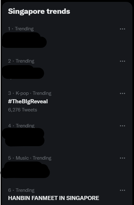 Singapore Trends

🔥🔥

HANBIN FANMEET IN SINGAPORE 
#TheBIgReveal 
#비아이 #BI @shxx131bi131