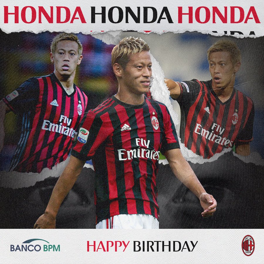 本田圭佑は まだ眩しい 古巣ミランが36歳バースデー祝福 かつての ロッソネリ ユニ姿も フットボールゾーン 2