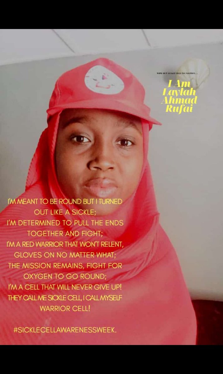 Laylahrufai's tweet photo. Warriors not sicklers💪 https://t.co/vB9ln6yoG3
