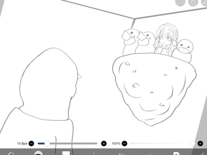 久しぶりに本気絵描くか 