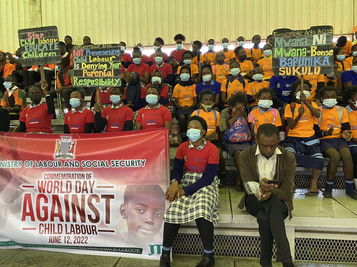 ilolusaka's tweet photo. .@ilolusaka Director @GeorgeOkutho has called on the Zambian government to accelerate its efforts towards the elimination of Child Labour in the country. He said this when he officiated at the World Day Against Child Labour commemorations. https://t.co/WRmtKG8YsP