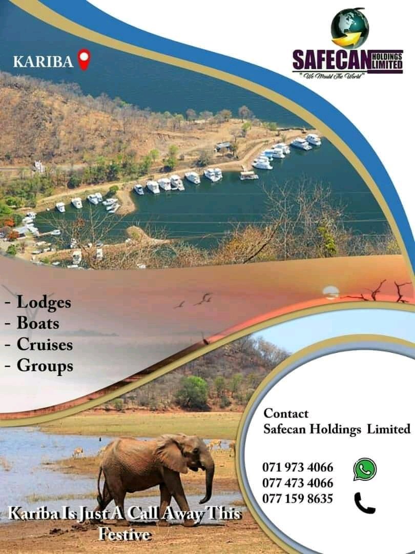 Holidays to Kariba

Lodges
Houseboats
Activities
Team Building
Fish Sales

Anything Kariba let's plan together 

Contact  0774734066
Wa.me/263774734066

Or Simply Join our Group below

Follow this link to join my WhatsApp group: chat.whatsapp.com/Ln545CHzGa6D2m…