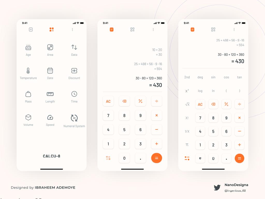 ingenious_02's tweet photo. Day 22
Calculator App UI.
I made a similar calculator interface of Redmi Note 10. Like and retweet πͺ
Feedbacks are appreciated π
@ecxunilag @ingenious_02
#30DaysOfCodeAndDesign #ECX30DaysofDesign #uidesign #gamedev #gaming #uiuxdesign #uxdesign https://t.co/h9PpdrSipp