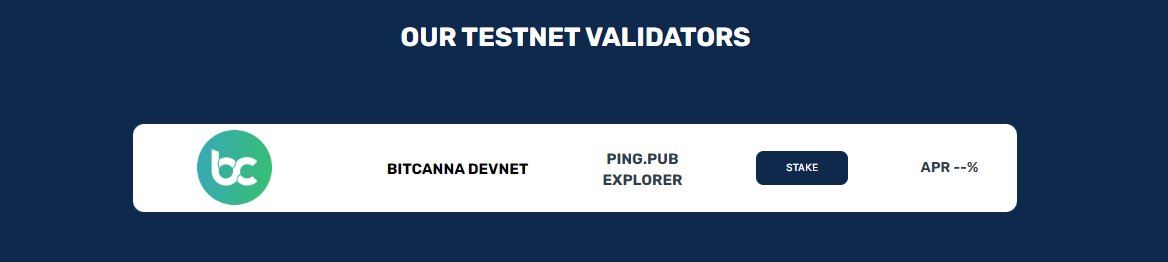 SafeBlockSpace's tweet photo. We are proud to be part of the @BitCannaGlobal  devnet.😀😁 

Visit: https://t.co/z52zkCM2CG 

or go to Official Wallet: https://t.co/1b5toP2Qqj

#bitcanna #devnet #stake #validator #safeblock https://t.co/7qkSDKSAnt