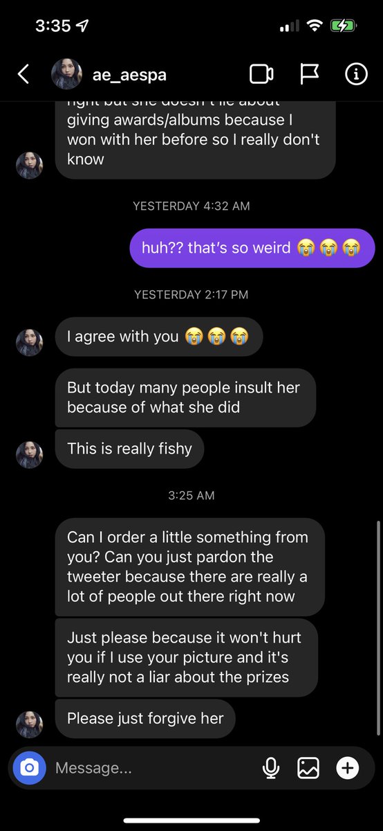 mochiwo0's tweet photo. @NoMin_lee_ @itz127squad @ArapSpa i bet these GA winners are fake accounts… one of them says they’re from egypt in the dms but in their bio it says they’re from spain 🤔 all of these people text similarly to one another and same to this person in my dms rn begging for forgiveness https://t.co/dmqMOdEbMK