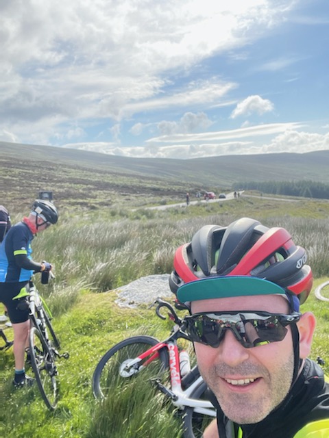 NOHCOrthopaedic's tweet photo. Our #CappaghKids crew has reached the top of the Wicklow Gap after a challenging 40km cycle. Although it was hard it was nothing in comparison to a child's walk to the theatre for surgery. Please support their #fundraiser. https://t.co/12WZ0E3urK https://t.co/OjkXeGEK2e