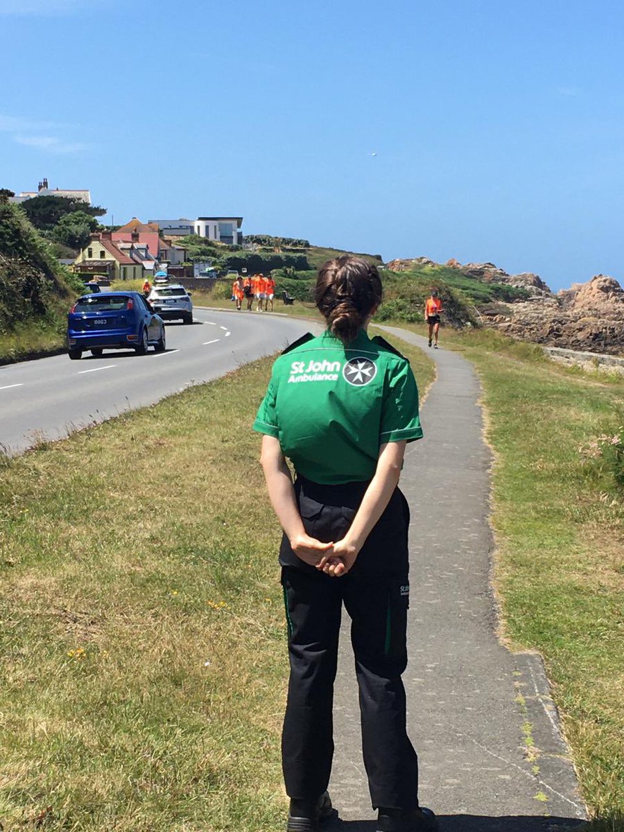 SJARS_Guernsey's tweet photo. Well done &amp; thank you to everyone who took part in the @SRIslandWalk yesterday. 

This year St John Ambulance Guernsey was one of the nominated charities, so we really appreciate your support.

As ever our dedicated volunteers were also on duty along the route.

#CaringForLife https://t.co/SkL3aU13NT