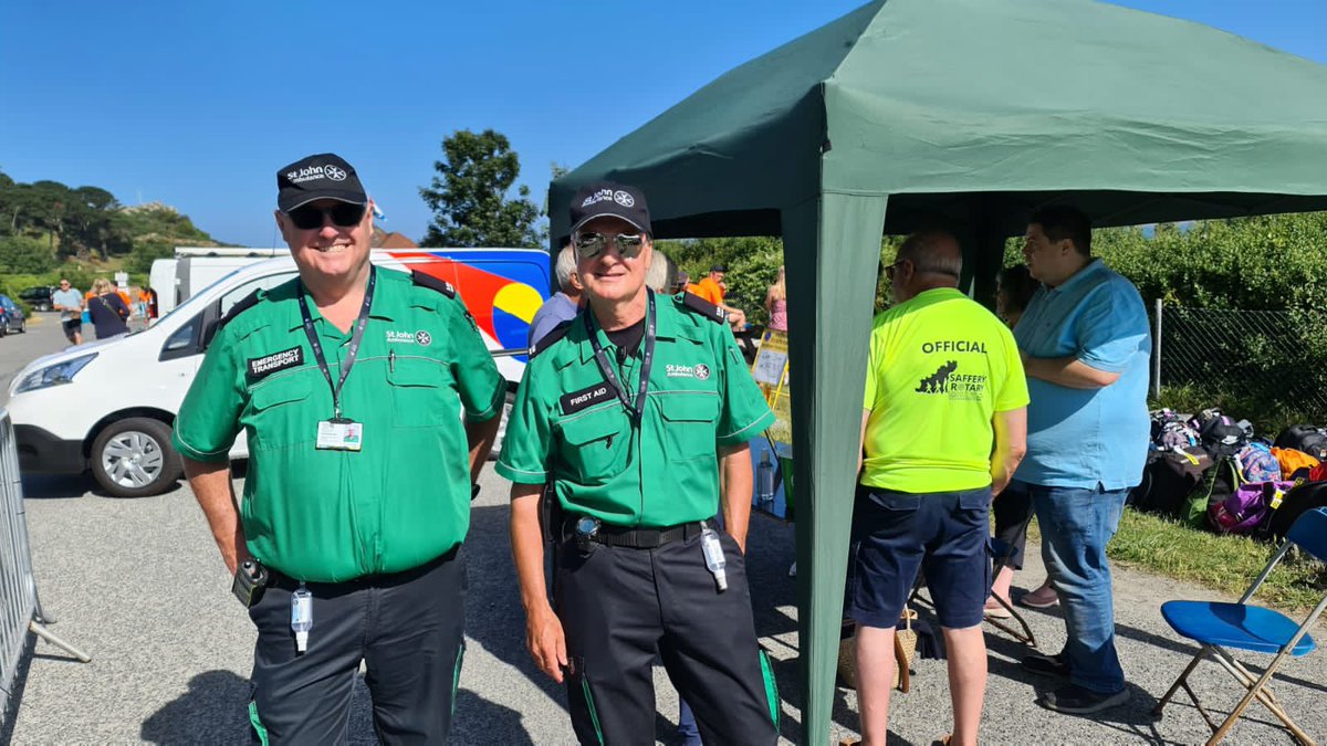 SJARS_Guernsey's tweet photo. Well done &amp; thank you to everyone who took part in the @SRIslandWalk yesterday. 

This year St John Ambulance Guernsey was one of the nominated charities, so we really appreciate your support.

As ever our dedicated volunteers were also on duty along the route.

#CaringForLife https://t.co/SkL3aU13NT