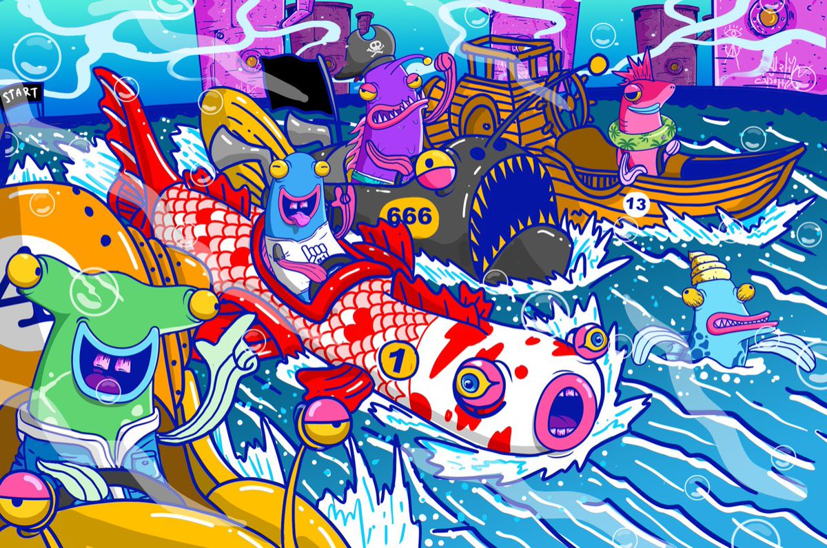 Look, SSOC fam is having a boat race! Don’t forget to boost up your adrenaline. Have a good weekend all, enjoy 😚

#nft #NFTCommunity #nftart