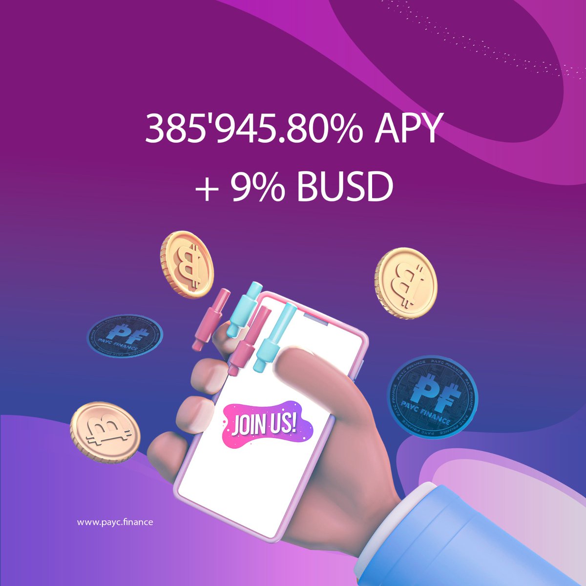 FinancePayc's tweet photo. 🎗️PAYC Finance Autostaking Protocol - launch 31 july 2022 ✅#paycfinance #payc #token #bnb #crypto #btc #cryptoworld #cryptocurrencies #btc #cryptoinvestor  #cryptos #bitcoin #cryptocurrency #NFTs #Binance https://t.co/4HZ4YtlP14