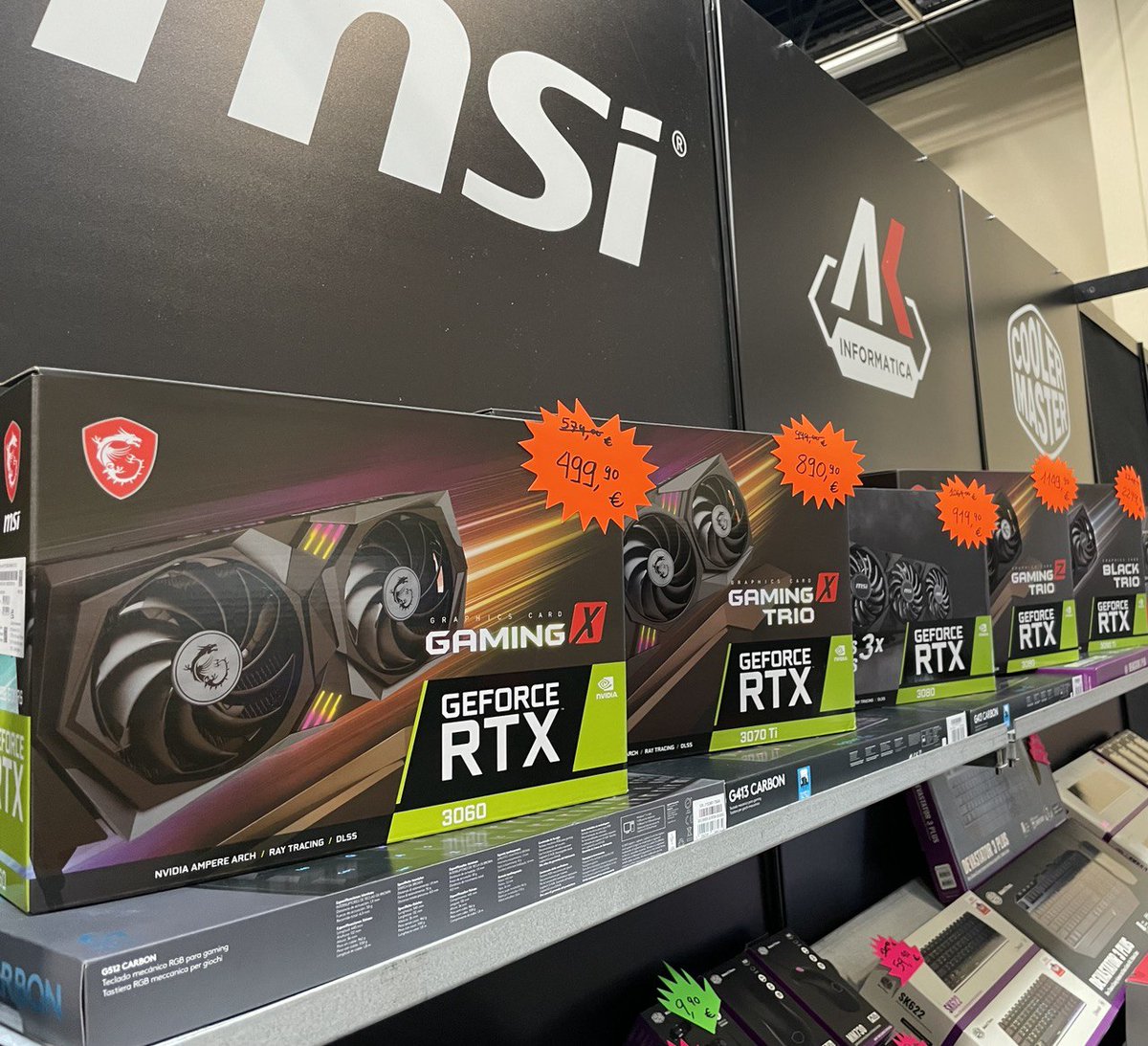 AkInformatica's tweet photo. E' il paradiso? NO, MEGLIO 😎
Schede video di @msigaming ad un prezzo ESCLUSIVO solo al @torinocomics
Oppure su https://t.co/sLSXo5P0yK ;)
#AKinformatica #AKesports #AKEsportsLeague #torinocomics https://t.co/6XTgceNO1z