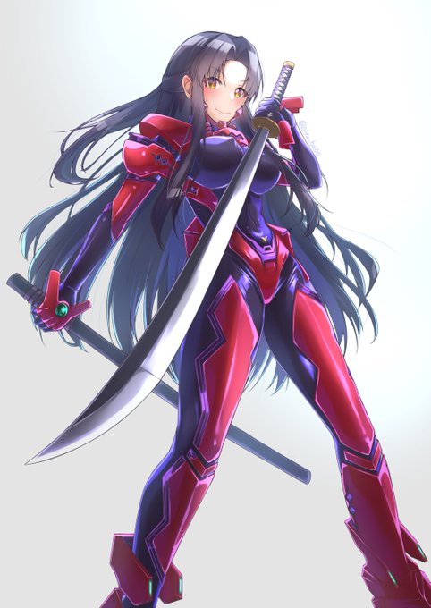 「オリジナル/skeb」水無瀬紅葉(零式衛士強化装備・赤) 