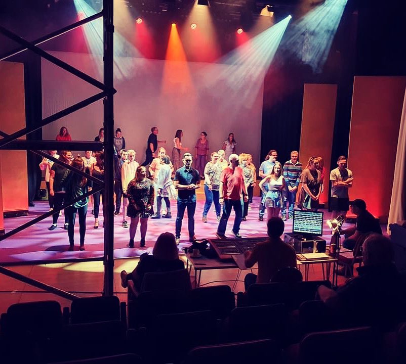 Our tech rehearsal for #MadAboutMusicals is in the bag. Dress tonight and we open tomorrow 🤗. You can still grab yourself tickets from number8.org/events/mad-abo…  #PODS #Theatre #MusicalTheatre #AmDram
