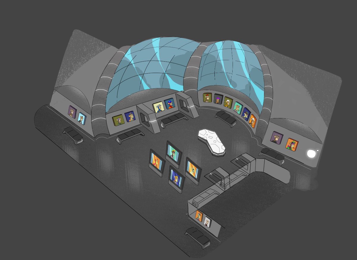 betuverse's tweet photo. First glimpse of Betu Verse #NFT Museum. 

Showcasing NFT's upon request from blue chip investors. 

#metaverse #museum #nftcommunity https://t.co/PcOiVX9dHh