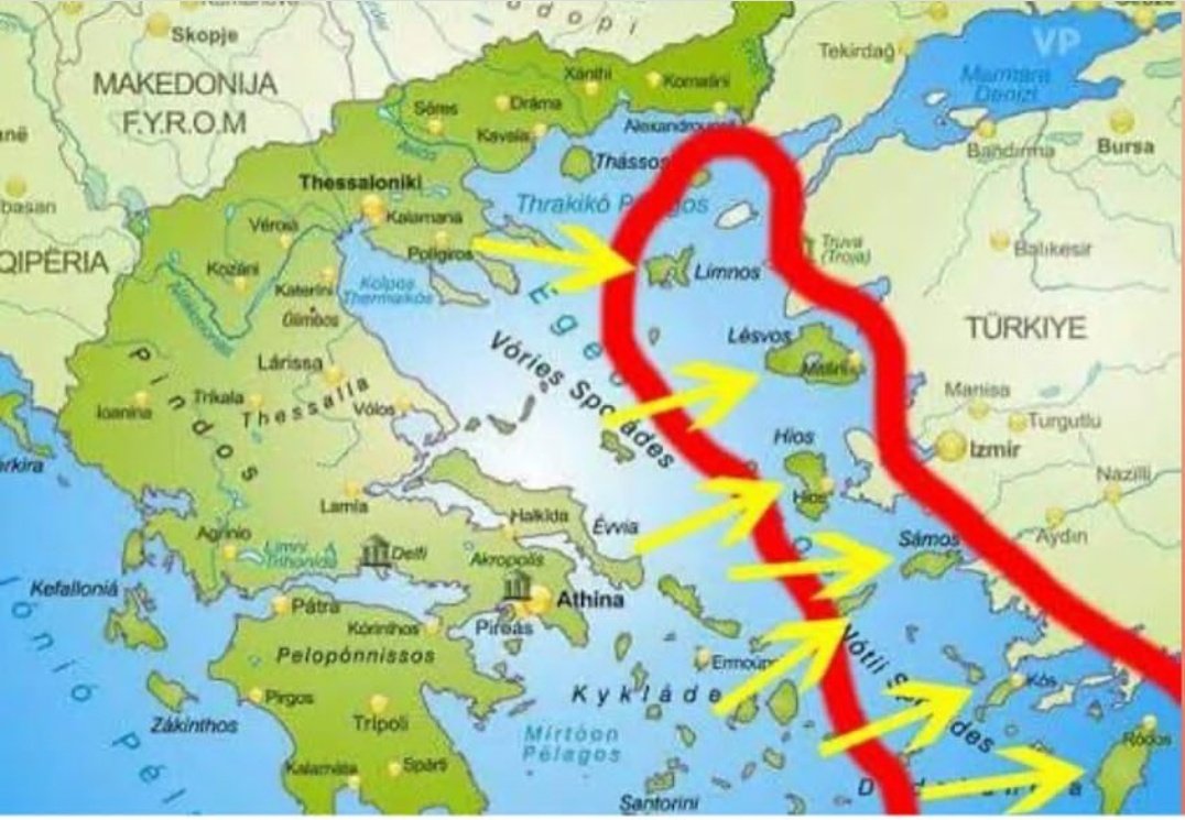 Safaaltunn's tweet photo. Yunanı denize döktük diye övüneceksin ,
100 yıl sonra 12 adaları geri almak için mücadele eden " Erdoğan'a hesap soracağız " diyeceksin...

Sahi kim Yunan ? https://t.co/r8D6EdcJ5n