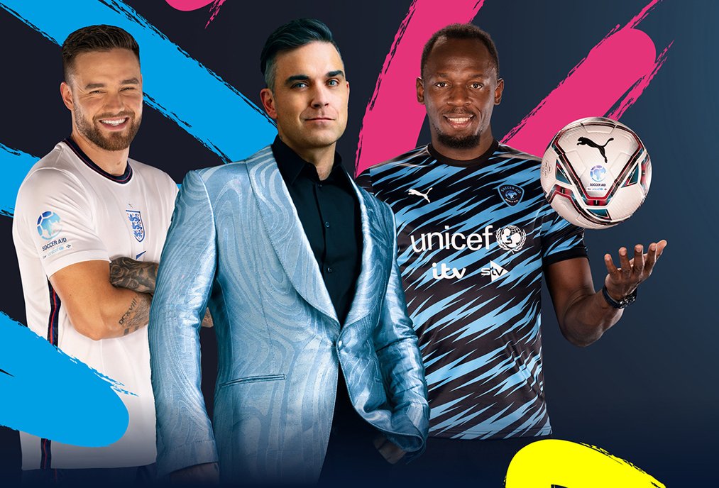 Get ready for <a href="/socceraid/">Soccer Aid</a> for <a href="/UNICEF_uk/">UNICEF UK</a> ⚽

The celebrity football match which raises money to give children the best possible start is back, and what a line-up it has this year!
#SoccerAid <a href="/ITV/">ITV</a> <a href="/WeAreSTV/">STV</a> #Initial #WeAreBanijay