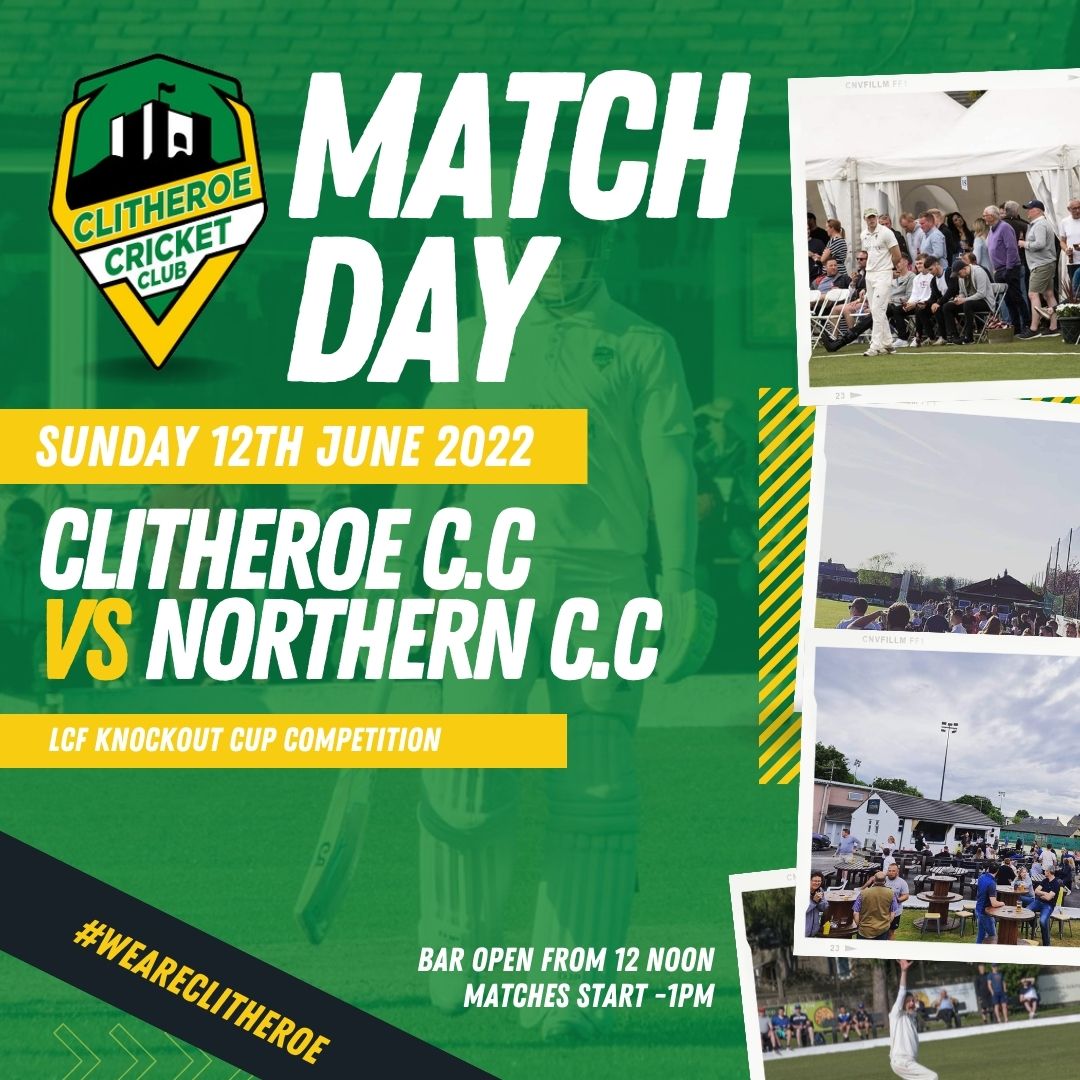 Clitheroe_CC's tweet photo. 🏏💚MATCHDAY!💛🏏
Our #LCFKO 2022 campaign continues today as we welcome @northernclub to #ChatburnRoad for a 3rd day of action this weekend for our 1st XI.
💚💛
#WeAreClitheroe #ClitheroeCC #RibbleValley #Cricket22 https://t.co/ODS1nxYPas
