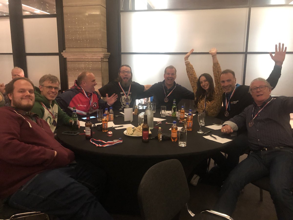 Great evening yesterday at the #ScottishSummit2022 quiz night. <a href="/KtBenson1/">Katie Benson</a> and I were invited to join the <a href="/data8ltd/">Data8 Ltd</a> team and we scored a respectful third!