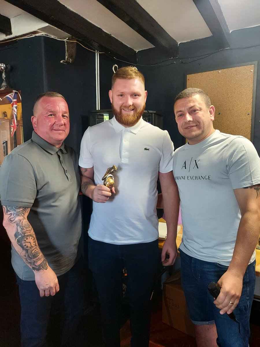 Top goal scorer for Greenfield and the league Dean Hyland ⚽️ ⚽️