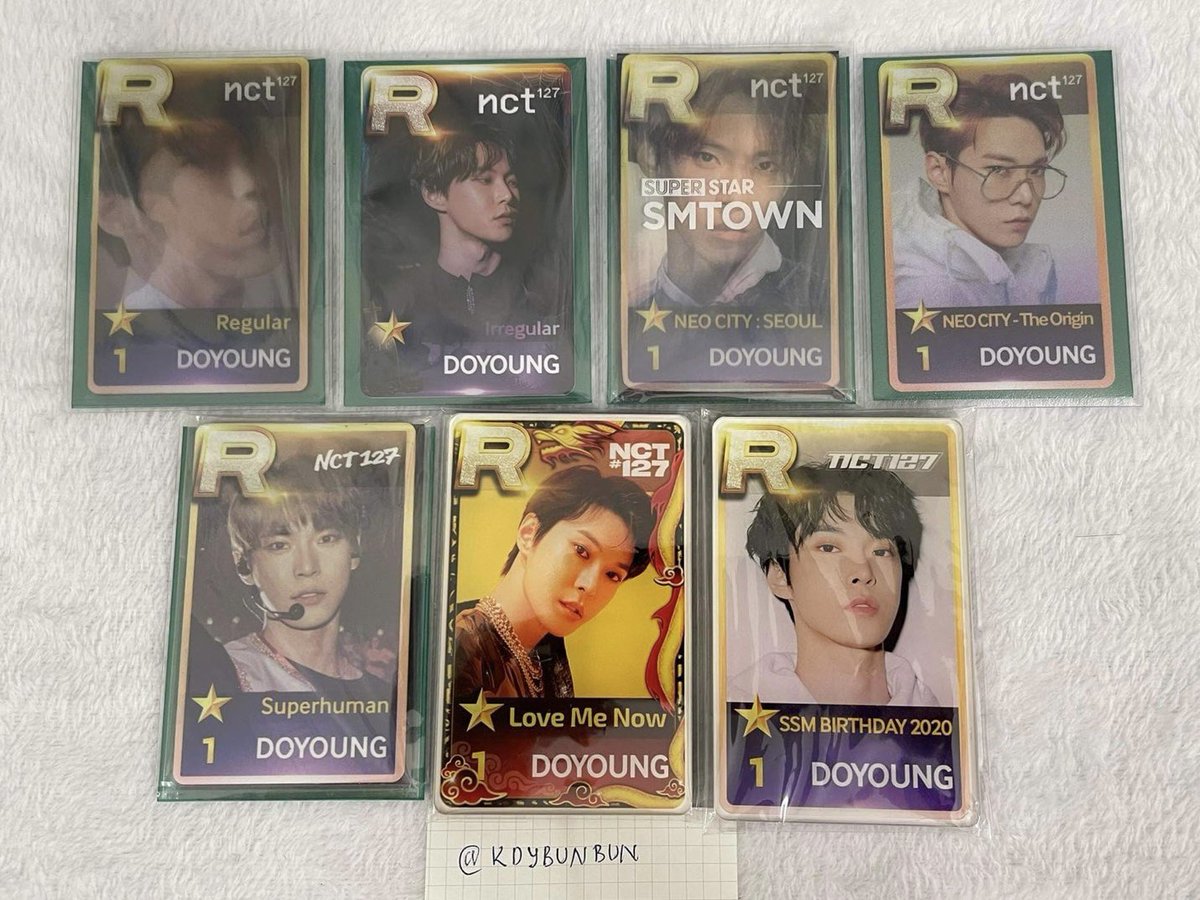 kdybunbun's tweet photo. WTS DOYOUNG SSM
- Regular: $650
- Irregular: $600
- Neo City Seoul: $350
- Neo City USA: $180
- Superhuman: $850
- Love Me Now: $680
- 6th anniversary: $680

nct 127 pc 엔시티 도영 슈스엠 양도 https://t.co/IzSdPuOpR8