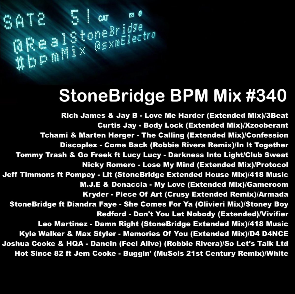 StoneBridge BPM Mix #340 is up mixcloud.com/stonebridge/34… - check it out!