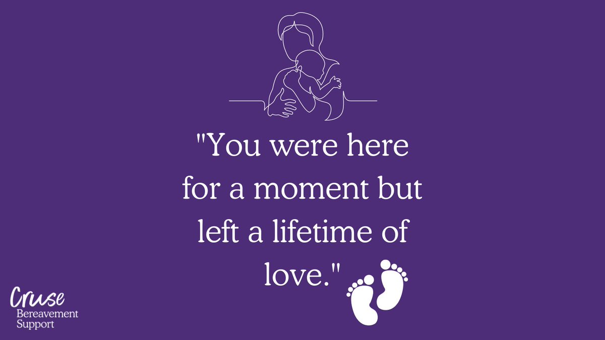 CruseSupport's tweet photo. When a baby dies, their memory lives on. 💜
#SANDSAwarenessMonth is an important month to make sure that anyone affected by the death of a baby receives the best possible care and support for as long as they need it.
If you need support @SandsUK can help
https://t.co/sqC1f3Q7yh https://t.co/AGNZV13Lkd