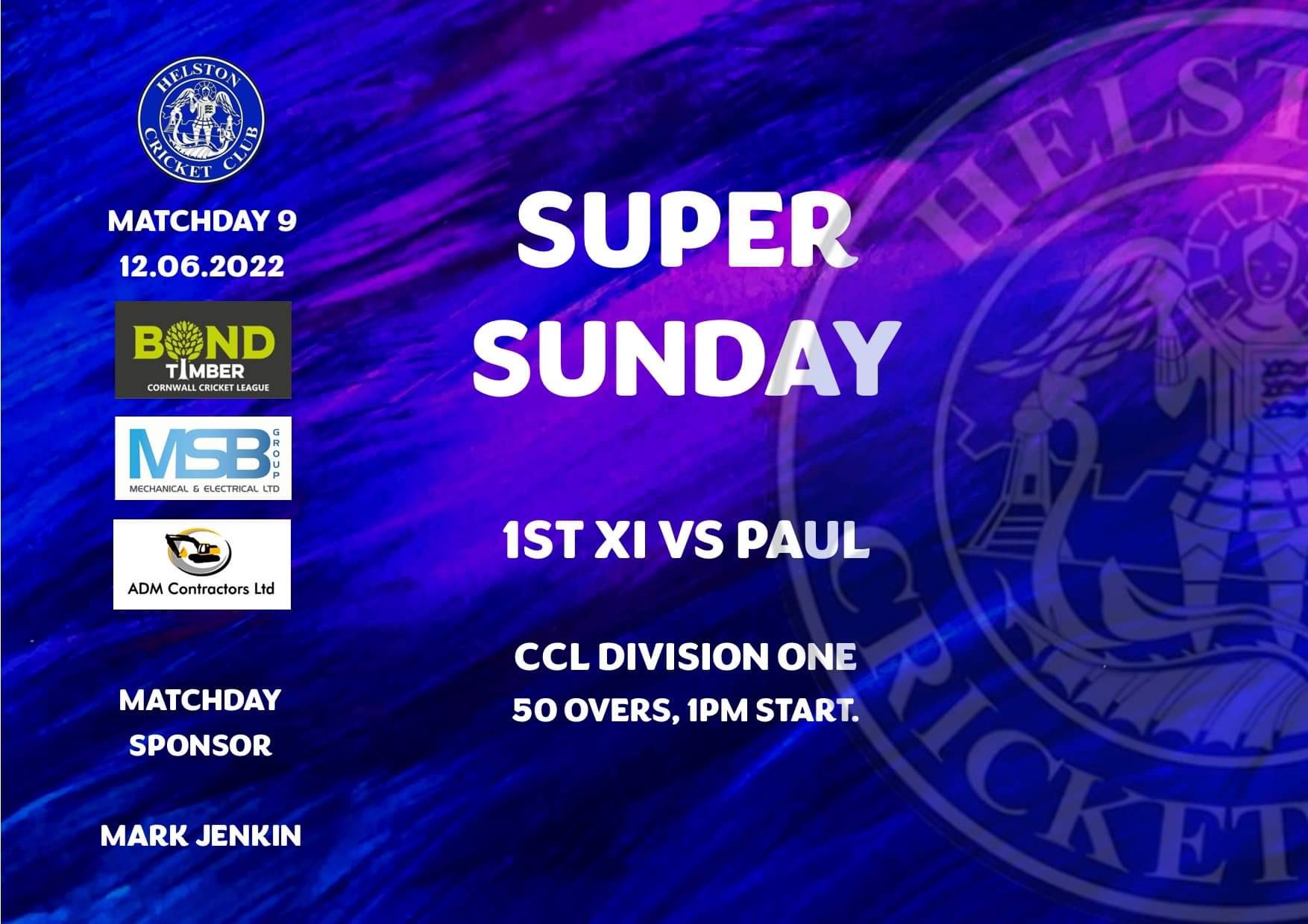 Paul Cricket Club (PaulCricket1) / Twitter