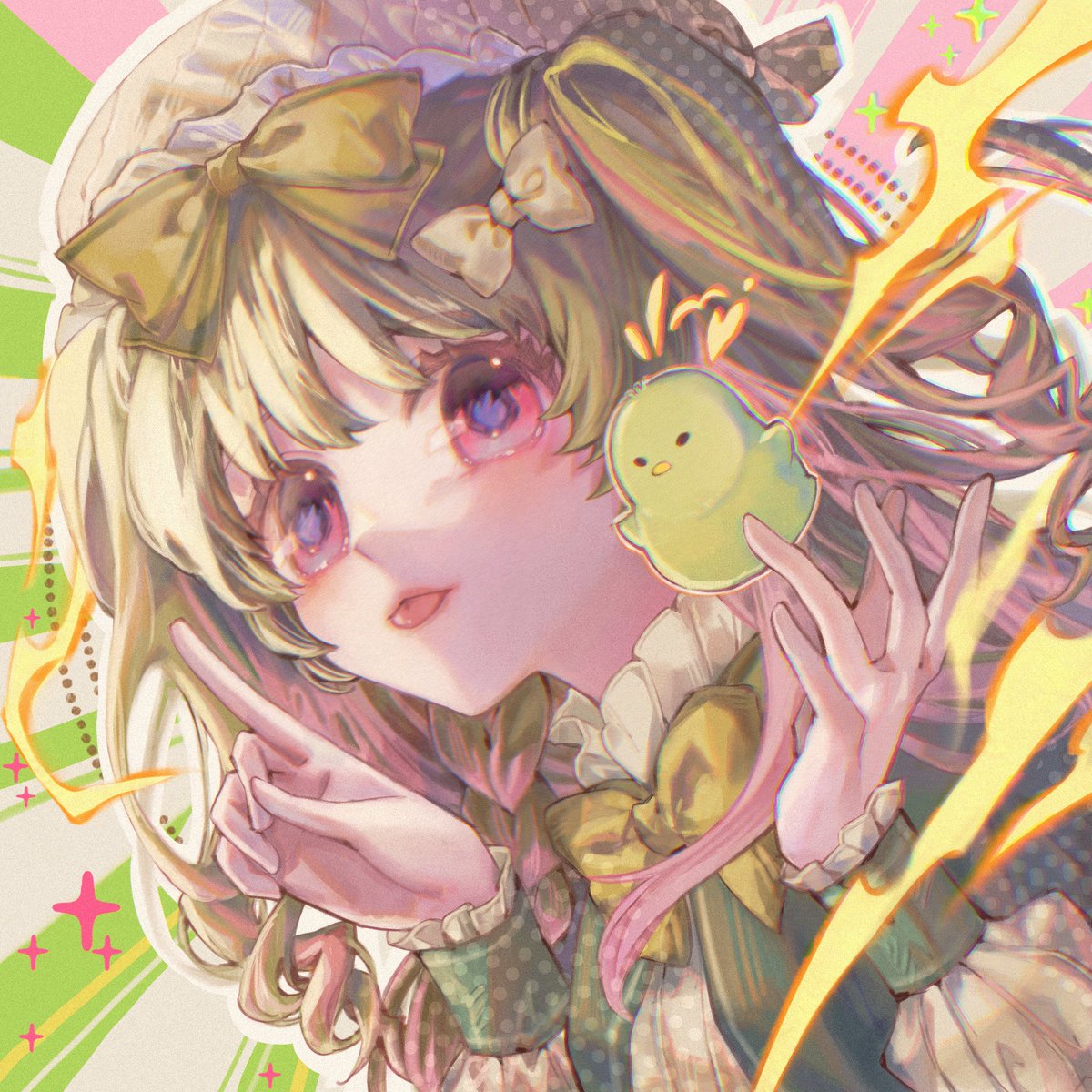 anafei119's tweet photo. ana finally joins #megamiathome !!! 🐥💚💖💚💖 https://t.co/TPaCYlyYnQ