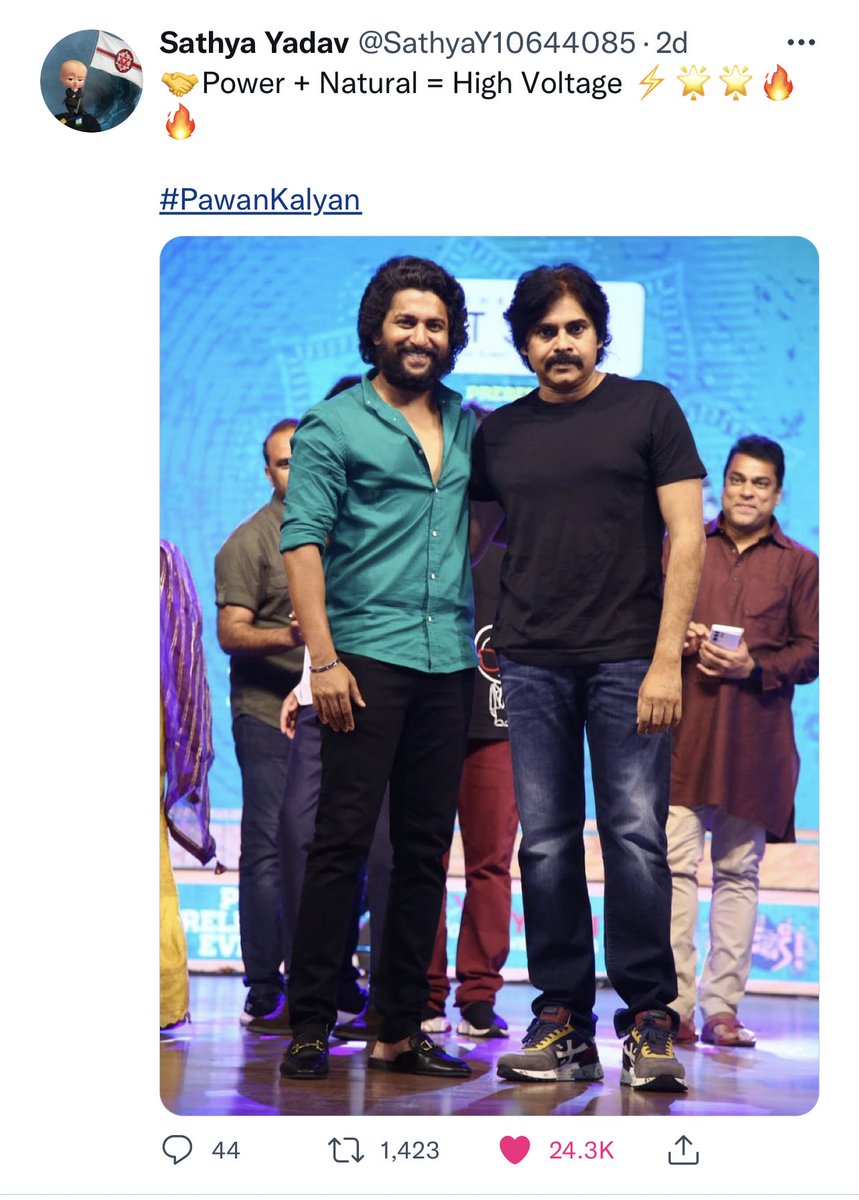 _jspnaveen's tweet photo. Most Liked Tweet From @PawanKalyan fan boy account..!! 🔥 https://t.co/pEmhBWSPFi
