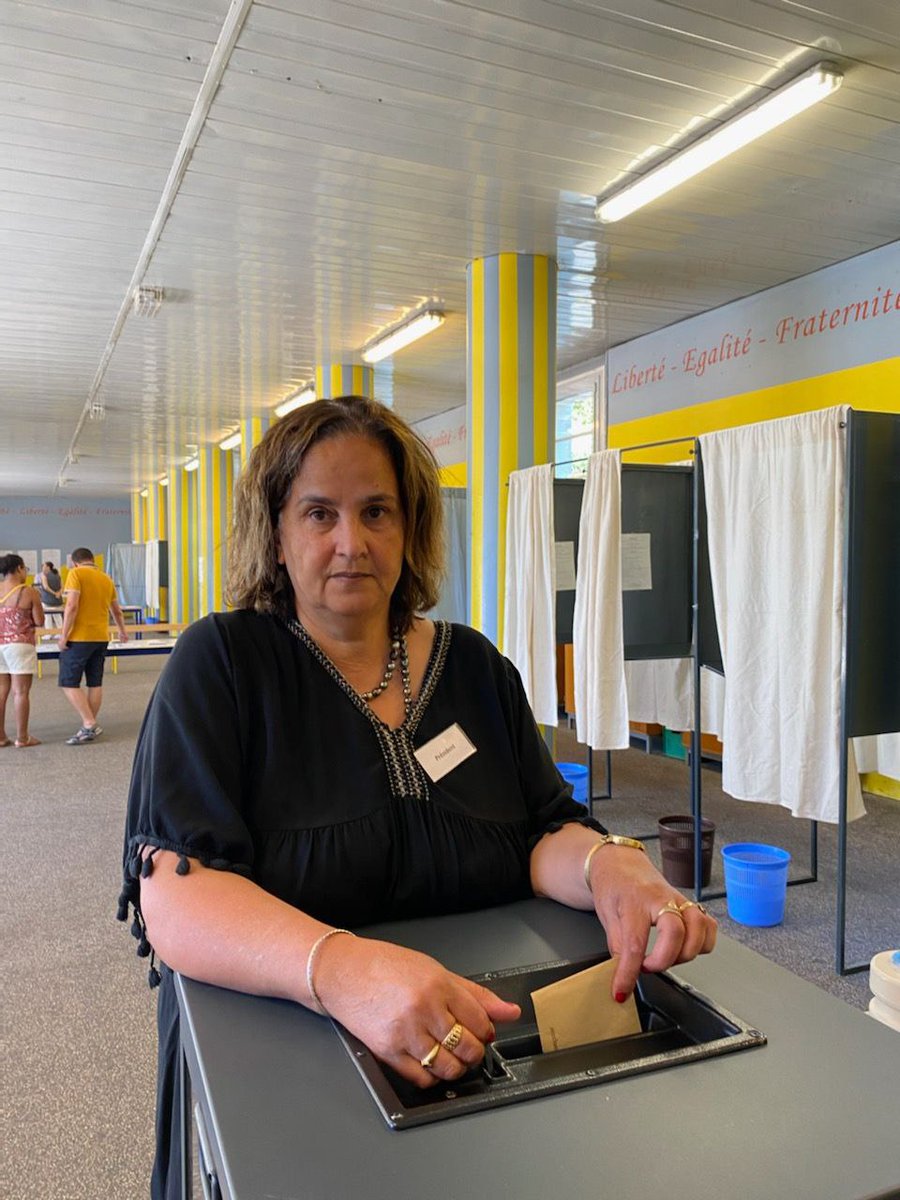 A voté ! 🗳

⏰ Les bureaux de vote sont ouverts jusqu'à 20h à #Villeurbanne !

#Législatives2022 #JeVote