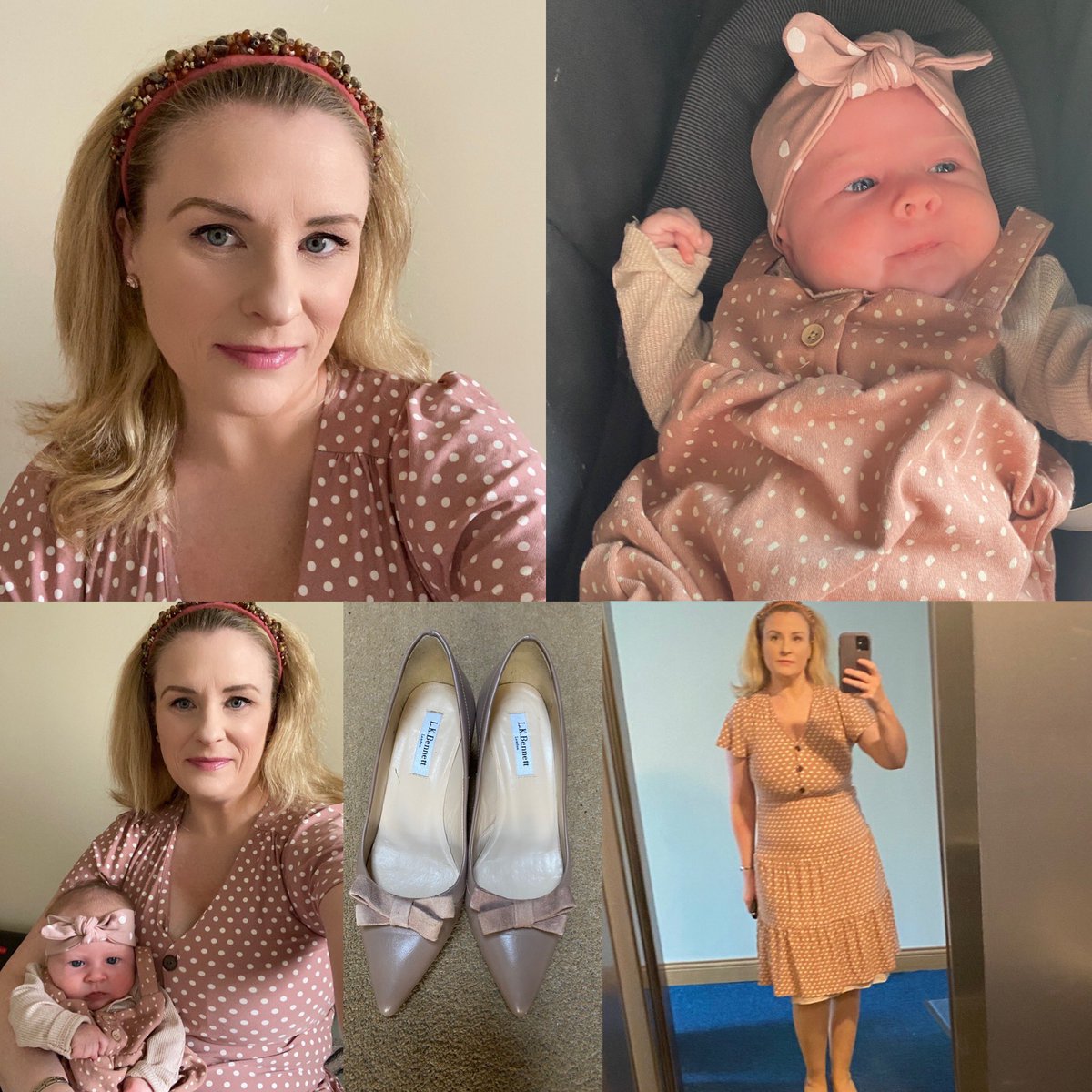 CatrinaSoprano's tweet photo. Itโs all rosy for this weekโs #sundaystyle with me and my #minime in matching rose hues and polka dots. Mustnโt forget the #headcandy and heels (well for me anyway!!).
#babystyle https://t.co/FY86oSKR2v