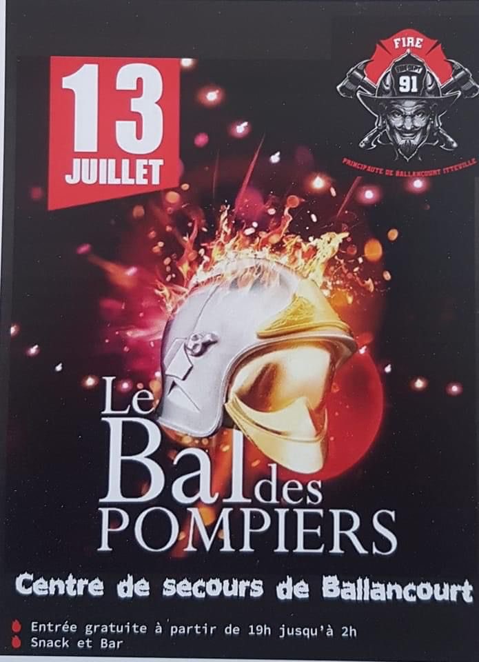 vittenetch's tweet photo. 🆕 -> Le Bal des Pompiers de Ballancourt/Itteville. 🚨

Cette année, les Sapeurs-Pompiers de la principauté de Ballancourt 🧑‍🚒ont le plaisir de vous accueillir au sein de leur centre de secours pour la première fois ! 🚒🧯

Nous vous attendons nombreux pour mettre le 🔥 https://t.co/hZuyCtq2K6