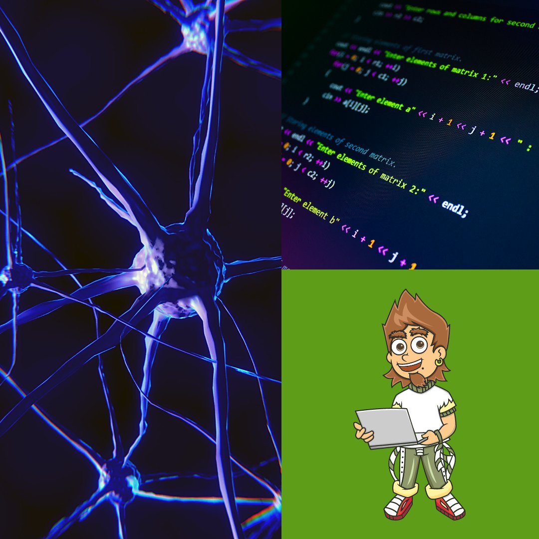 gitanthony1's tweet photo. Random daydream earlier
My fingers are the axon terminals, the code editor is the synapse, the neurotransmitter released by the axon terminals is JavaScript, and the JavaScript receptor on the dendrites is known as the JavaScript Engine
#programming #javascript #fullstack #swe https://t.co/Qa9eezmGjR