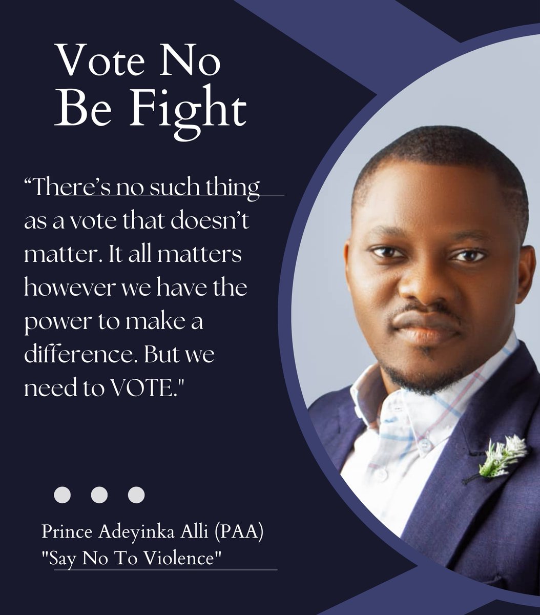 _AdeyinkaAlli's tweet photo. Get your PVC, Your vote your voice. https://t.co/d7I2d5D38a