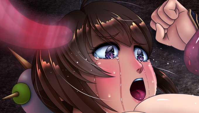 [R-18] ! 触手凌辱H絵注意 ! MHRiseのヨ○ギさん #モンスターハンターライズ #モンスターハンター #ヨモギ(モンスターハンター) #触手 https://t.co/N6cR86C5Id 